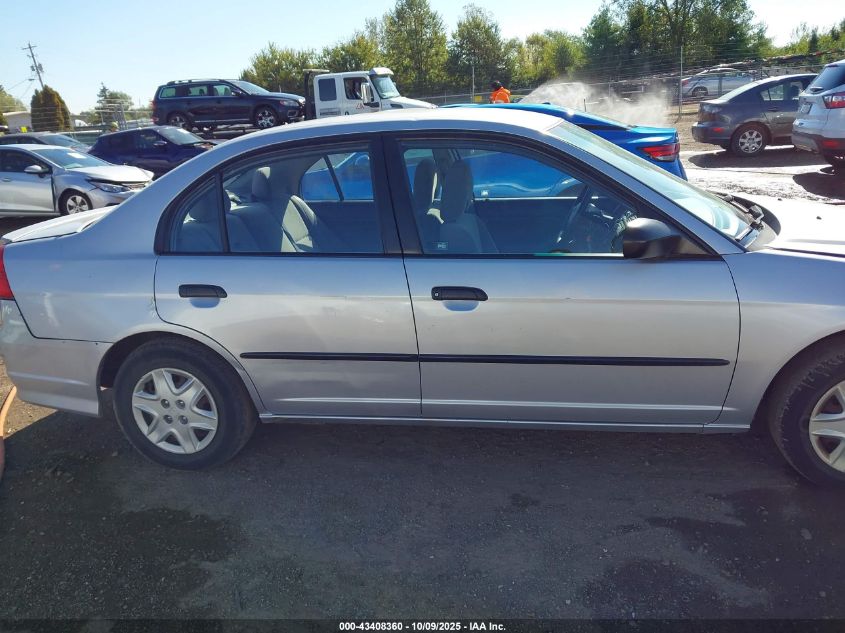 2004 Honda Civic Vp VIN: 1HGES163X4L017336 Lot: 43408360