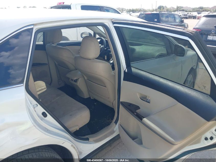 2010 Toyota Venza VIN: 4T3ZA3BB8AU033748 Lot: 43408367