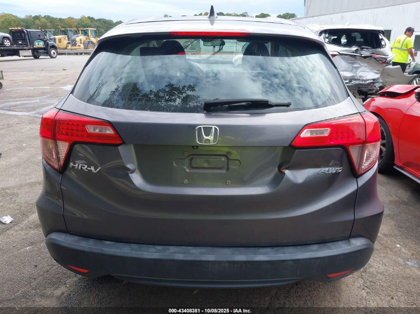 2016 Honda Hr-V Lx VIN: 3CZRU6H37GM764474 Lot: 43408381
