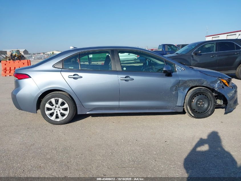 2025 Toyota Corolla Le VIN: 5YFB4MDE3SP279107 Lot: 43408412