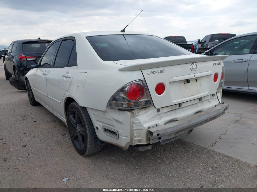 2001 Lexus Is 300 VIN: JTHBD182110012313 Lot: 43408424