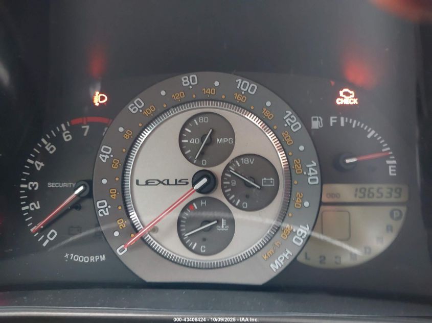 2001 Lexus Is 300 VIN: JTHBD182110012313 Lot: 43408424