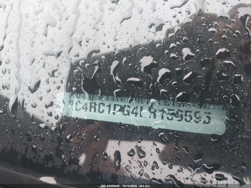 2020 Chrysler Voyager Lxi VIN: 2C4RC1DG4LR156595 Lot: 43408440