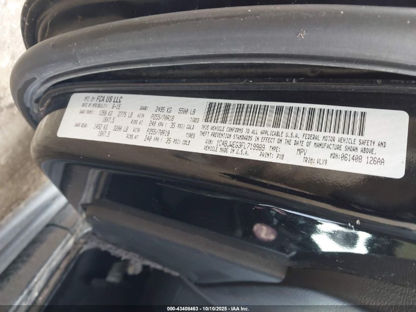 2015 Jeep Wrangler Unlimited Altitude VIN: 1C4BJWEG3FL719989 Lot: 43408463