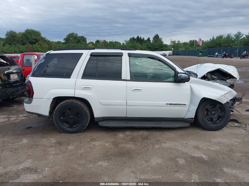 2004 Chevrolet Trailblazer Lt VIN: 1GNDT13S442100003 Lot: 43408494