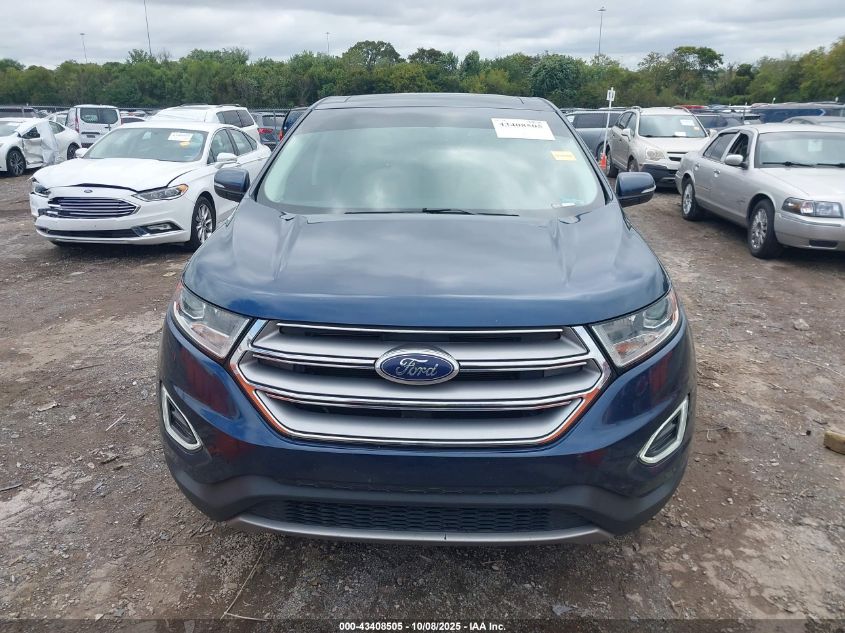 2017 Ford Edge Titanium VIN: 2FMPK3K95HBB21571 Lot: 43408505