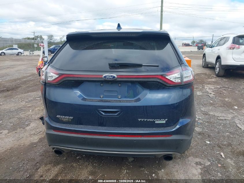 2017 Ford Edge Titanium VIN: 2FMPK3K95HBB21571 Lot: 43408505