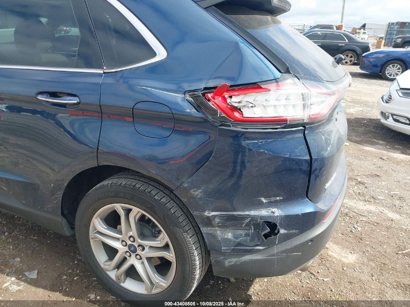 2017 Ford Edge Titanium VIN: 2FMPK3K95HBB21571 Lot: 43408505