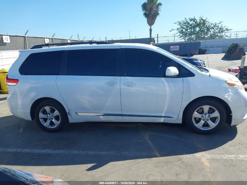 2013 Toyota Sienna Le V6 8 Passenger VIN: 5TDKK3DC2DS365971 Lot: 43408511