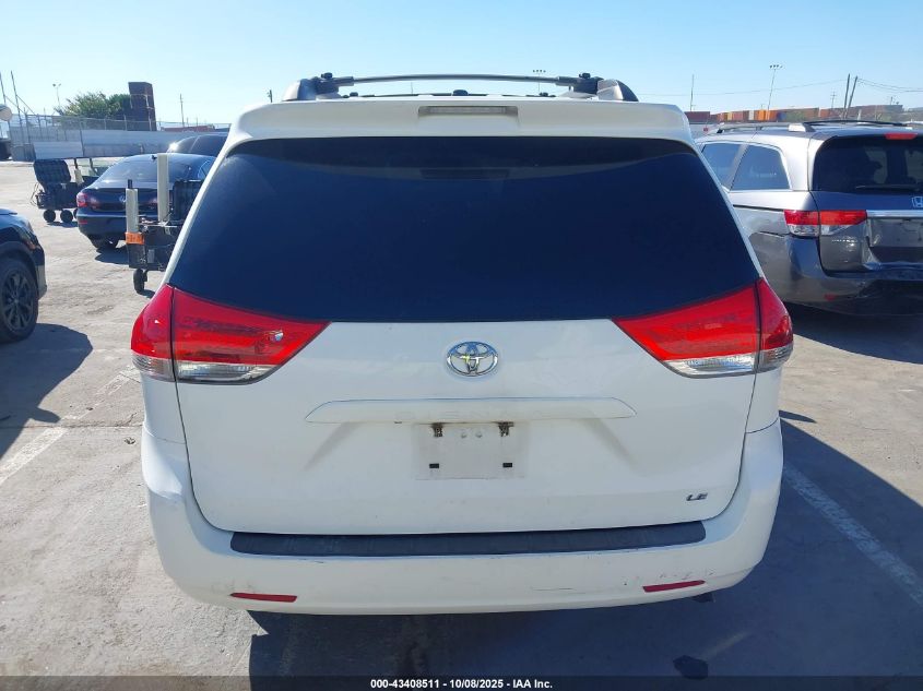 2013 Toyota Sienna Le V6 8 Passenger VIN: 5TDKK3DC2DS365971 Lot: 43408511