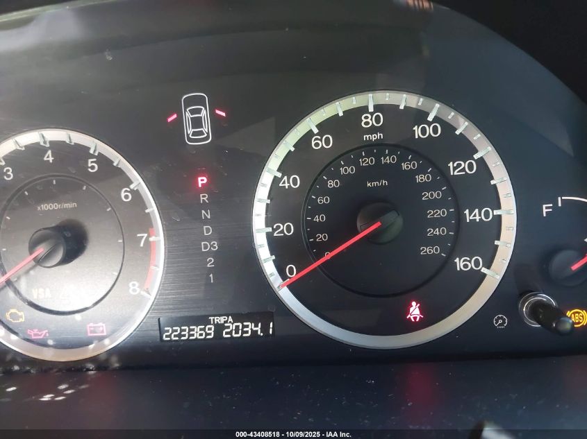 2008 Honda Accord 3.5 Ex VIN: 1HGCP367X8A028233 Lot: 43408518