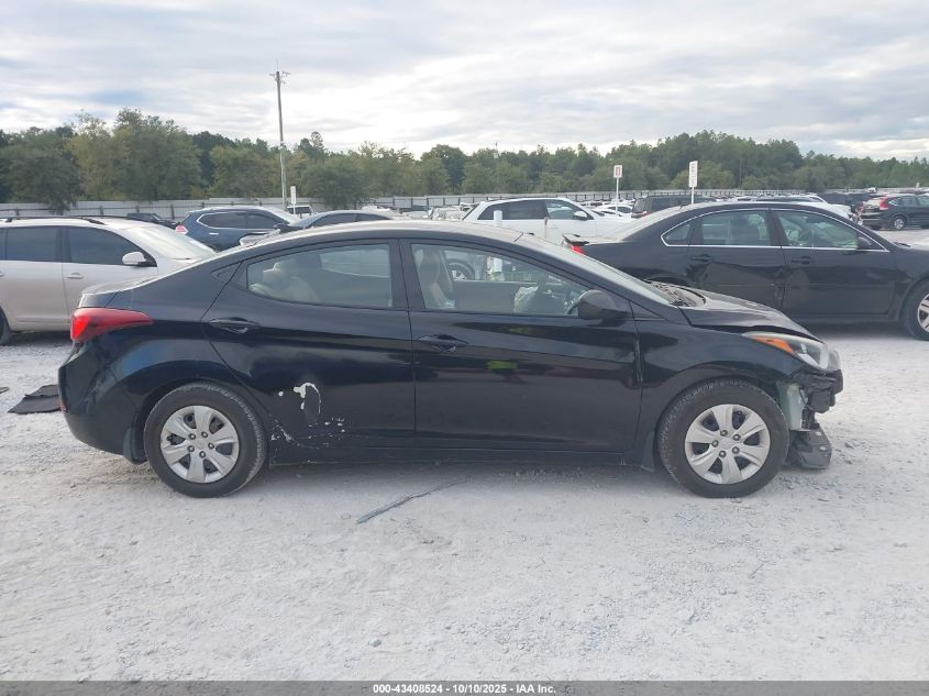 2016 Hyundai Elantra Se VIN: 5NPDH4AE9GH671403 Lot: 43408524
