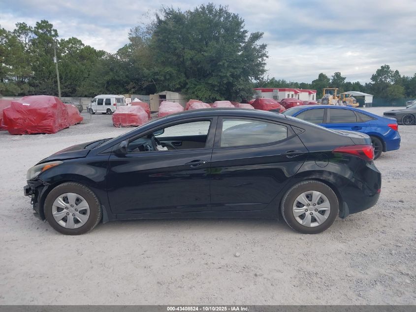 2016 Hyundai Elantra Se VIN: 5NPDH4AE9GH671403 Lot: 43408524