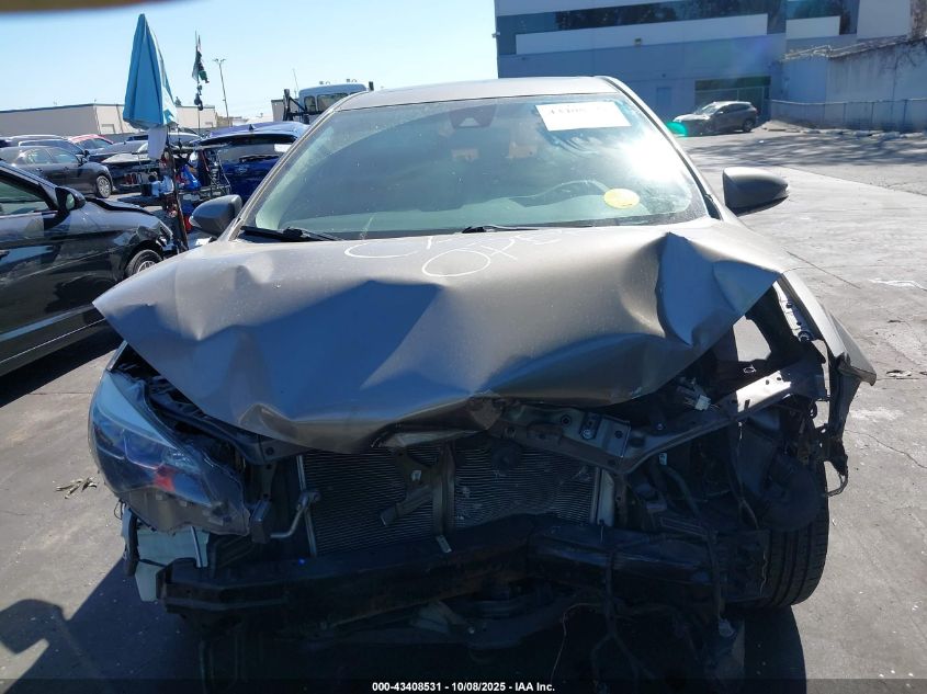 2017 Toyota Corolla Se VIN: 5YFBURHE1HP593483 Lot: 43408531