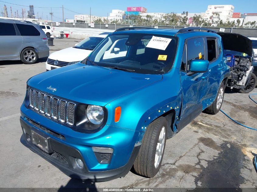 2021 Jeep Renegade Latitude Fwd VIN: ZACNJCBBXMPN27477 Lot: 43408534
