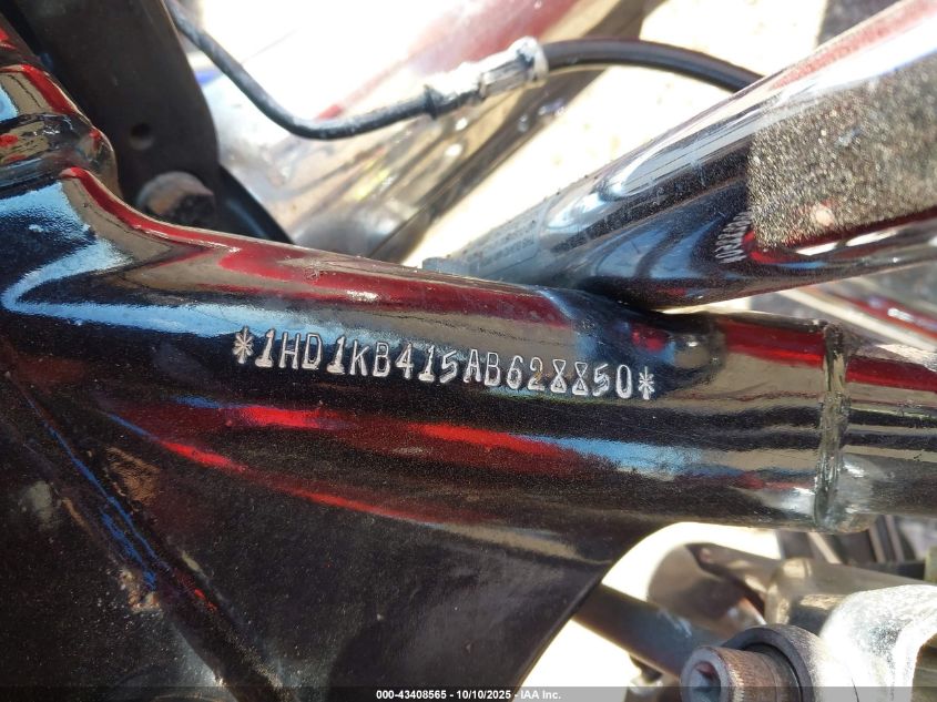 2010 Harley-Davidson Flhx VIN: 1HD1KB415AB628850 Lot: 43408565