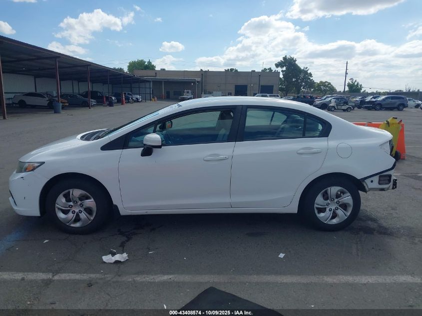 2015 Honda Civic Lx VIN: 2HGFB2F59FH541055 Lot: 43408574