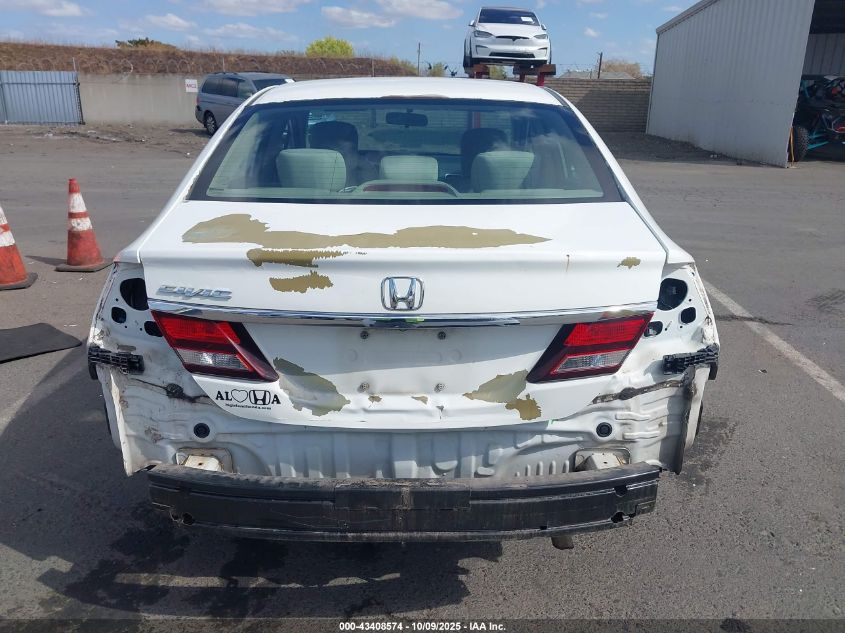 2015 Honda Civic Lx VIN: 2HGFB2F59FH541055 Lot: 43408574