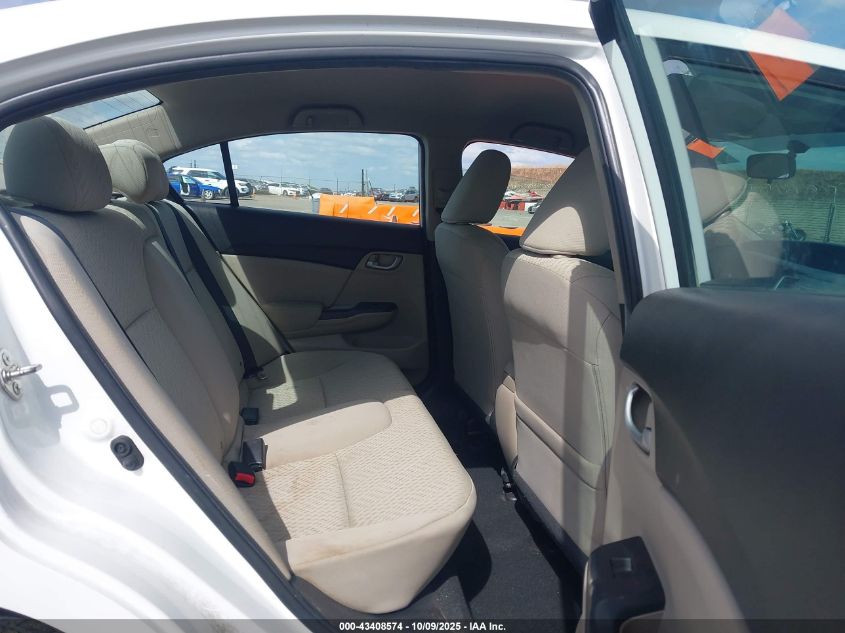 2015 Honda Civic Lx VIN: 2HGFB2F59FH541055 Lot: 43408574