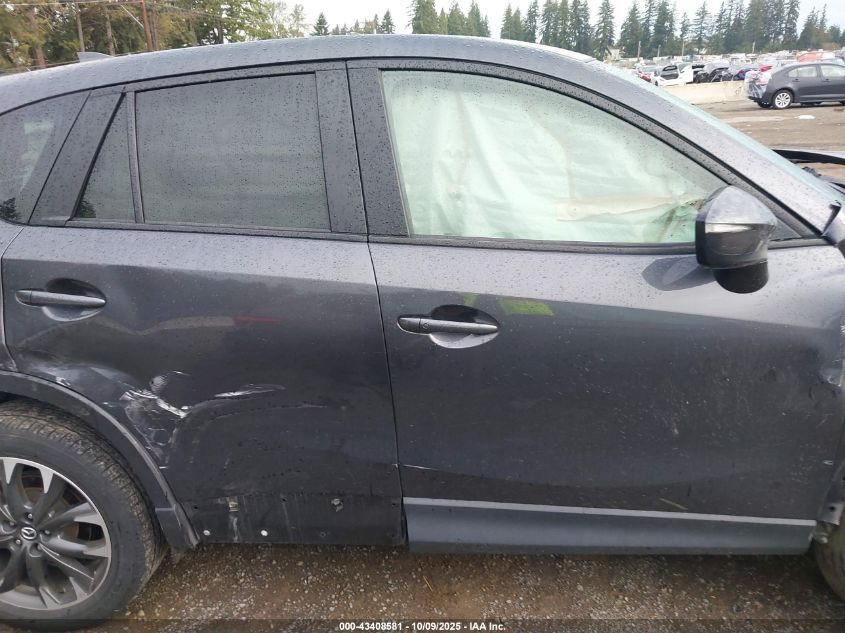 2016 Mazda Cx-5 Grand Touring VIN: JM3KE4DY8G0877306 Lot: 43408581