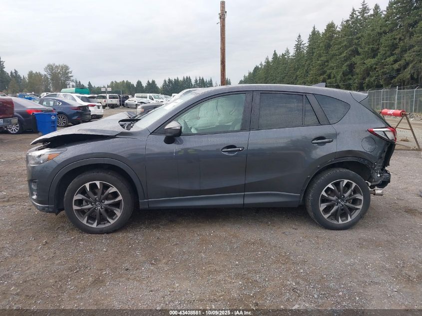 2016 Mazda Cx-5 Grand Touring VIN: JM3KE4DY8G0877306 Lot: 43408581