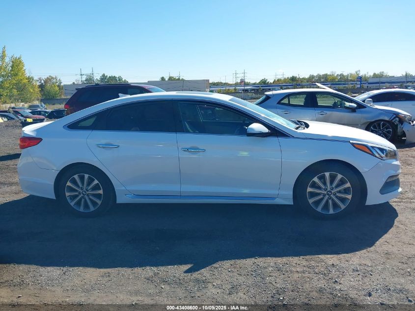 2017 Hyundai Sonata Limited VIN: 5NPE34AF1HH465389 Lot: 43408600