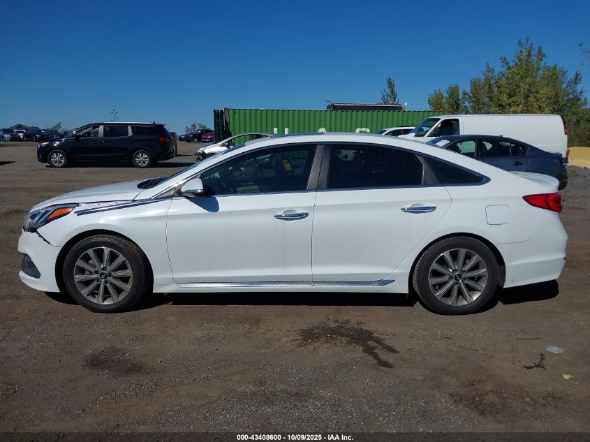 2017 Hyundai Sonata Limited VIN: 5NPE34AF1HH465389 Lot: 43408600