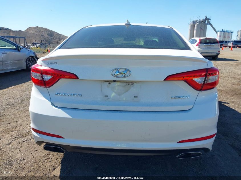 2017 Hyundai Sonata Limited VIN: 5NPE34AF1HH465389 Lot: 43408600
