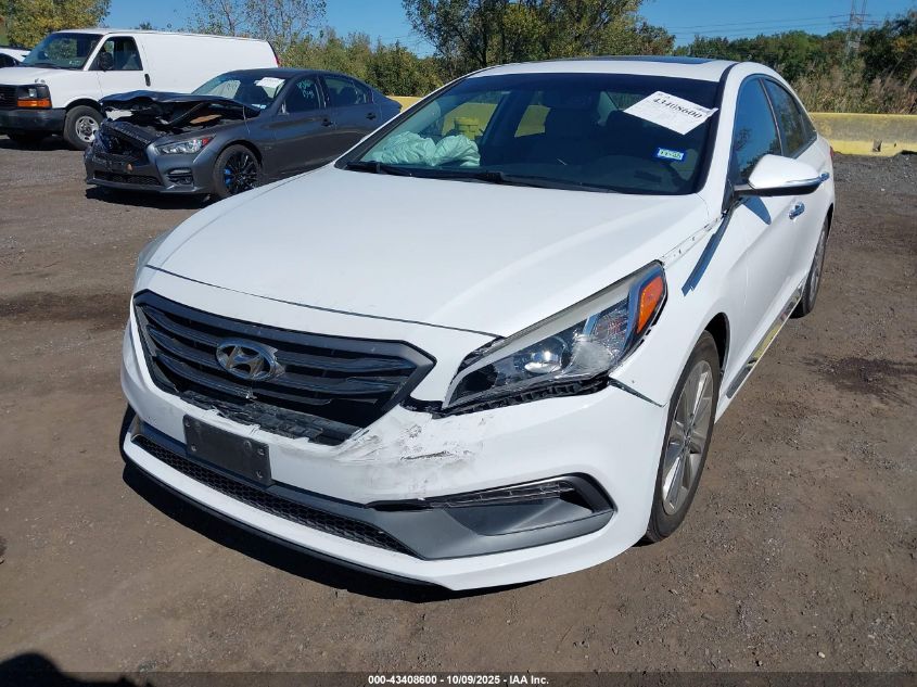 2017 Hyundai Sonata Limited VIN: 5NPE34AF1HH465389 Lot: 43408600