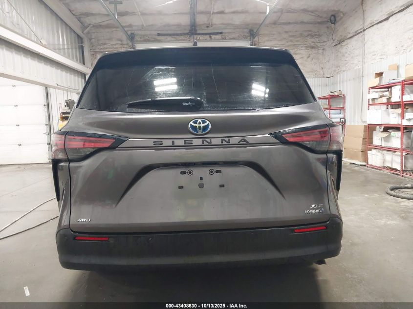 2021 Toyota Sienna Xle VIN: 5TDYSKFC2MS004130 Lot: 43408630