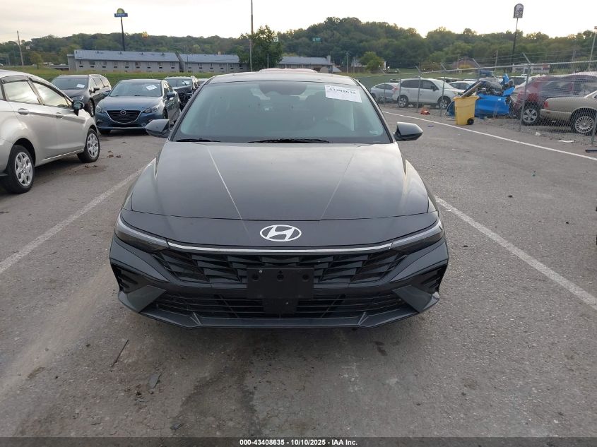 2025 Hyundai Elantra Sel Convenience VIN: KMHLS4DG4SU018739 Lot: 43408635
