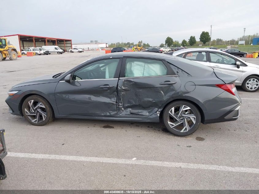 2025 Hyundai Elantra Sel Convenience VIN: KMHLS4DG4SU018739 Lot: 43408635