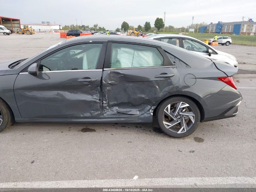2025 Hyundai Elantra Sel Convenience VIN: KMHLS4DG4SU018739 Lot: 43408635