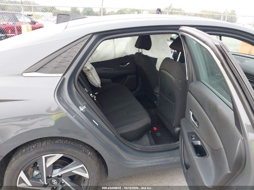 2025 Hyundai Elantra Sel Convenience VIN: KMHLS4DG4SU018739 Lot: 43408635