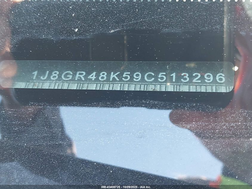 2009 Jeep Grand Cherokee Laredo VIN: 1J8GR48K59C513296 Lot: 43408725