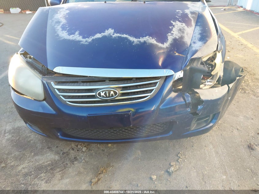 2009 Kia Spectra Ex VIN: KNAFE221295617880 Lot: 43408744