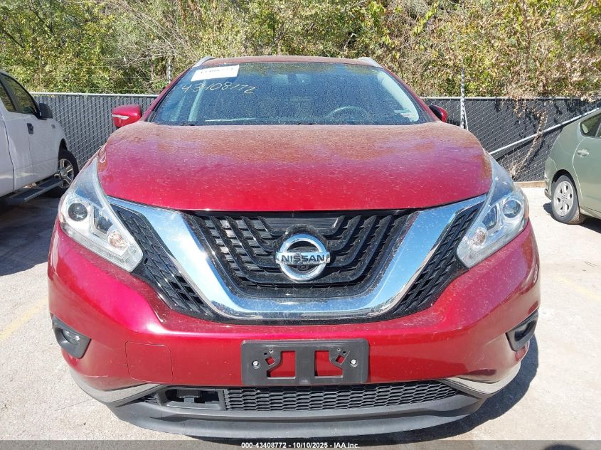 2015 Nissan Murano Platinum VIN: 5N1AZ2MH1FN257696 Lot: 43408772