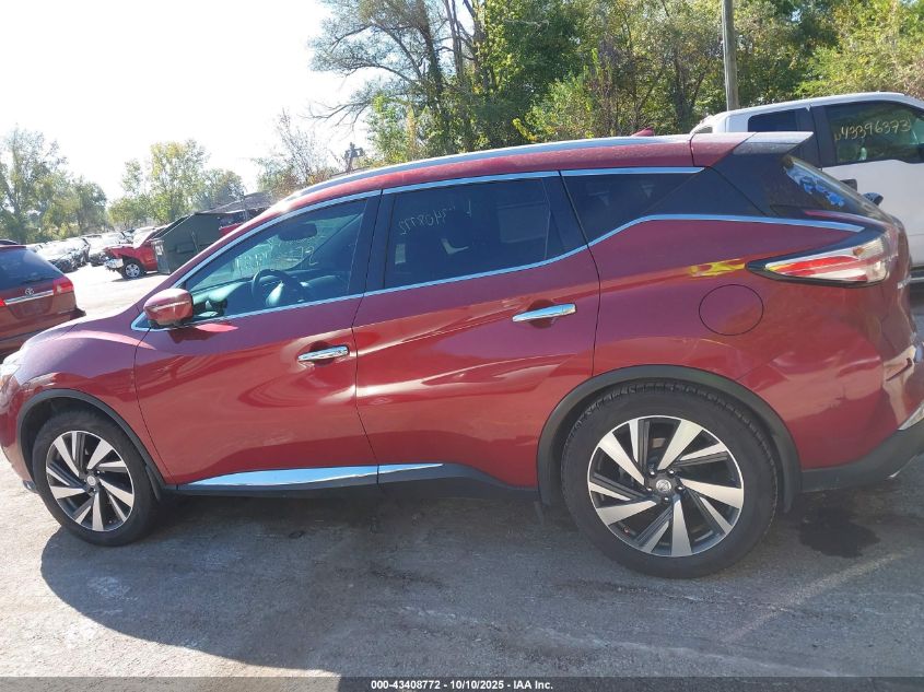 2015 Nissan Murano Platinum VIN: 5N1AZ2MH1FN257696 Lot: 43408772