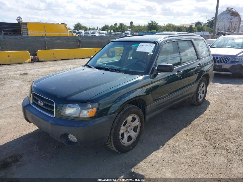 2004 Subaru Forester 2.5X VIN: JF1SG63694H746905 Lot: 43408774