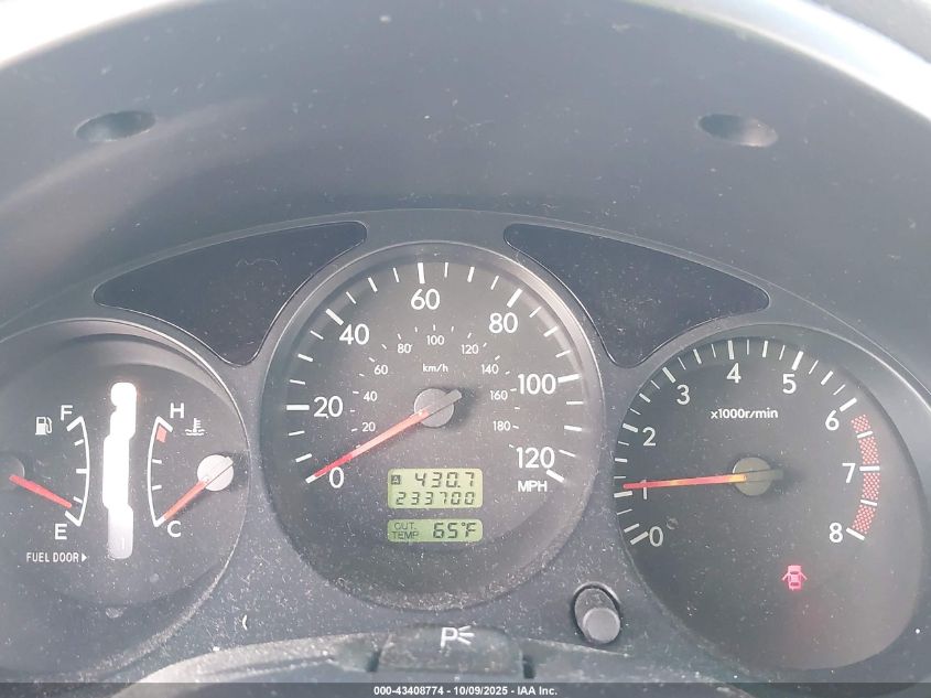 2004 Subaru Forester 2.5X VIN: JF1SG63694H746905 Lot: 43408774