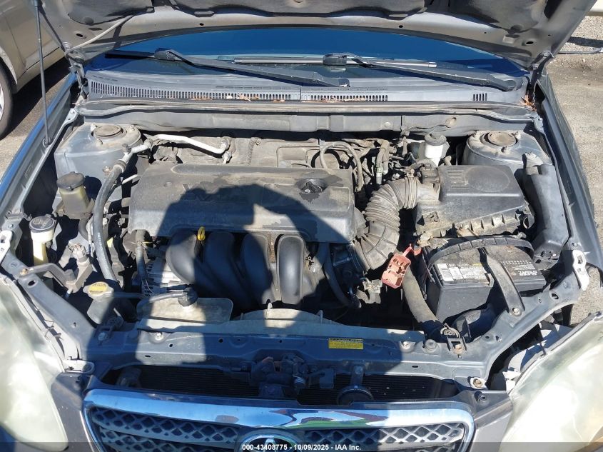 2005 Toyota Corolla Ce VIN: 2T1BR32E85C455958 Lot: 43408775