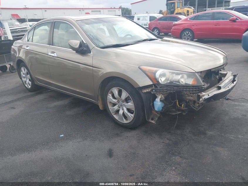 2008 Honda Accord 3.5 Ex-L gold  gas 1HGCP36808A087008 photo #1