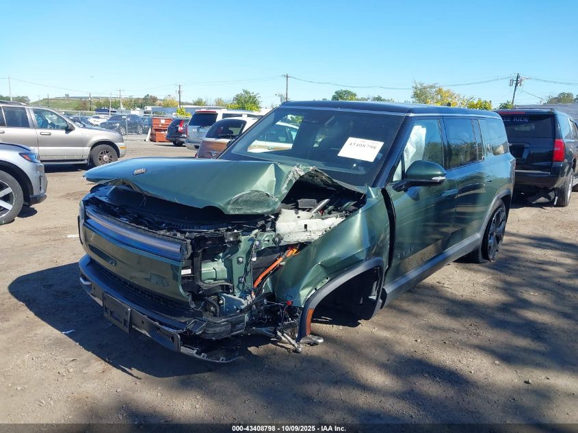 2025 Rivian R1S Adventure Dual Motor Large Pack/Adventure Dual Motor Max Pack VIN: 7PDSGBBAXSN063787 Lot: 43408798