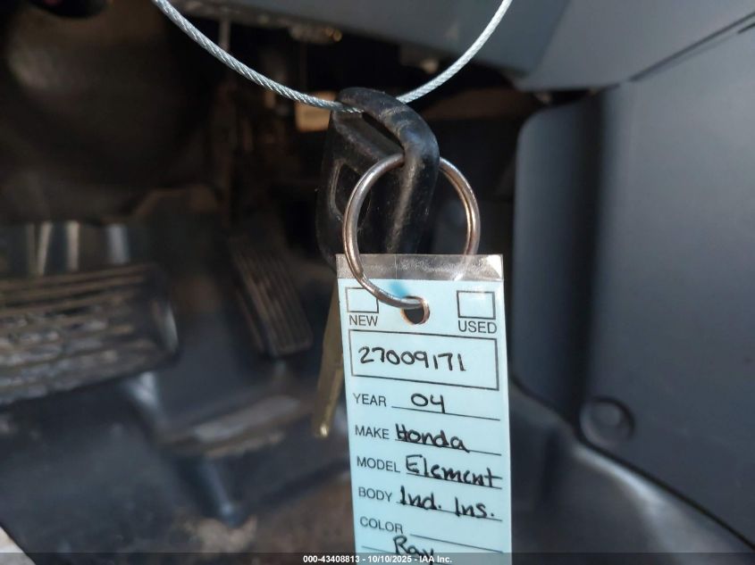 2004 Honda Element Ex VIN: 5J6YH18554L011043 Lot: 43408813