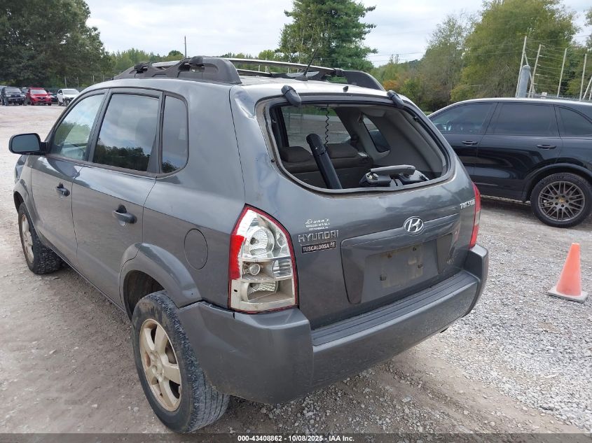 2007 Hyundai Tucson Gls VIN: KM8JM12B27U496706 Lot: 43408862