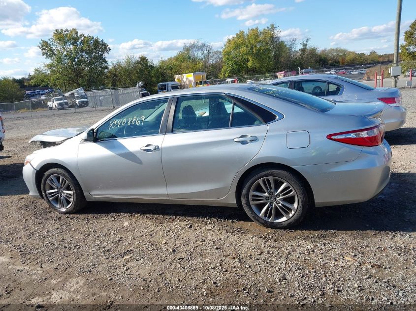 2016 Toyota Camry Se VIN: 4T1BF1FK5GU226345 Lot: 43408869