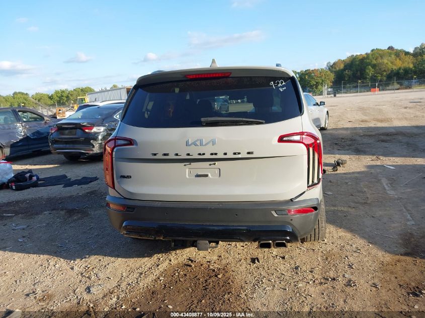 2022 Kia Telluride VIN: 5XYP3D8C3NG307546 Lot: 43408877