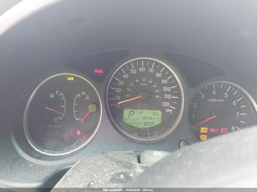 2007 Subaru Forester 2.5X VIN: JF1SG65697H713579 Lot: 43408900