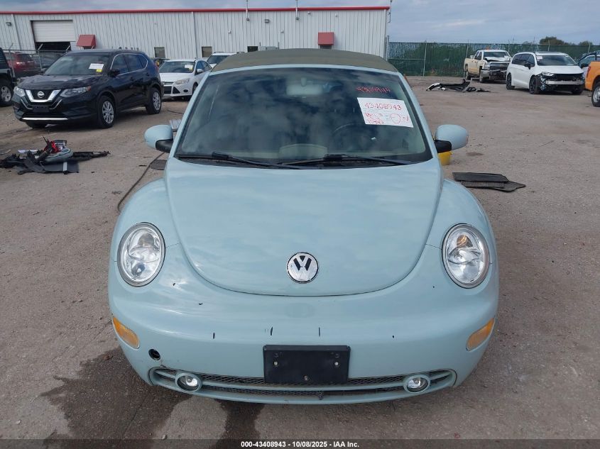 2004 Volkswagen New Beetle Gls 1.8T VIN: 3VWCD31Y44M312233 Lot: 43408943