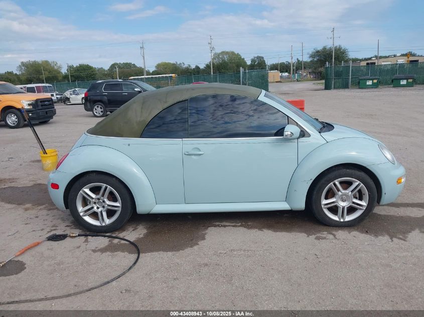 2004 Volkswagen New Beetle Gls 1.8T VIN: 3VWCD31Y44M312233 Lot: 43408943